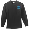 Tall Long Sleeve Essential T Shirt with Pocket Thumbnail