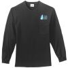 Tall Long Sleeve Essential T Shirt with Pocket Thumbnail