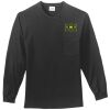 Tall Long Sleeve Essential T Shirt with Pocket Thumbnail