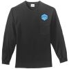Tall Long Sleeve Essential T Shirt with Pocket Thumbnail
