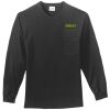 Tall Long Sleeve Essential T Shirt with Pocket Thumbnail