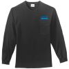 Tall Long Sleeve Essential T Shirt with Pocket Thumbnail