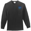 Tall Long Sleeve Essential T Shirt with Pocket Thumbnail