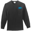 Tall Long Sleeve Essential T Shirt with Pocket Thumbnail