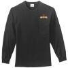 Tall Long Sleeve Essential T Shirt with Pocket Thumbnail