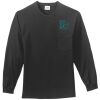 Tall Long Sleeve Essential T Shirt with Pocket Thumbnail