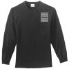 Tall Long Sleeve Essential T Shirt with Pocket Thumbnail