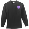 Tall Long Sleeve Essential T Shirt with Pocket Thumbnail
