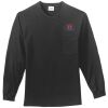 Tall Long Sleeve Essential T Shirt with Pocket Thumbnail
