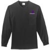 Tall Long Sleeve Essential T Shirt with Pocket Thumbnail