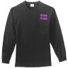 Tall Long Sleeve Essential T Shirt with Pocket Thumbnail