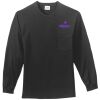 Tall Long Sleeve Essential T Shirt with Pocket Thumbnail