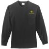 Tall Long Sleeve Essential T Shirt with Pocket Thumbnail